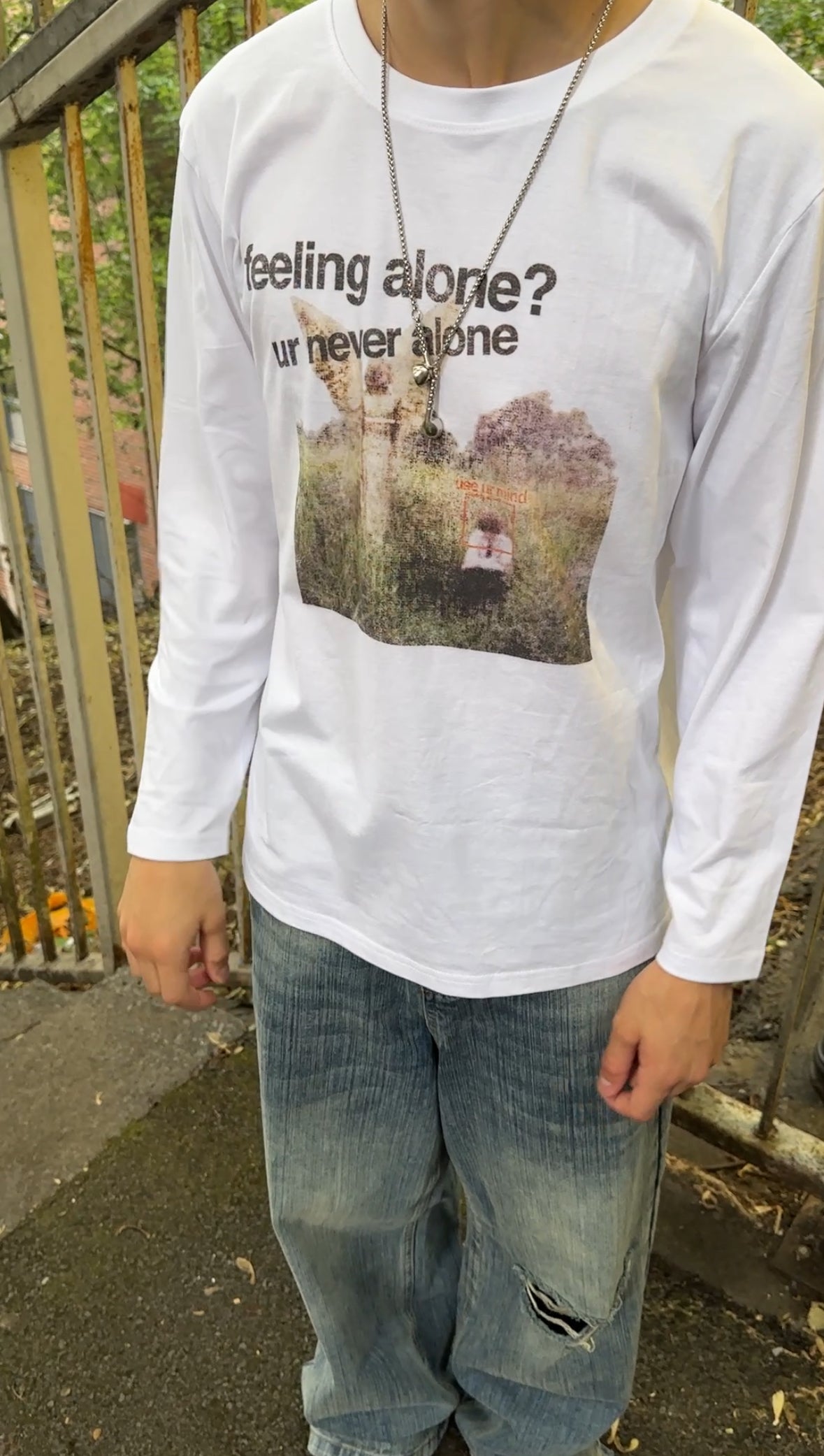 "internal warmth" white long sleeve