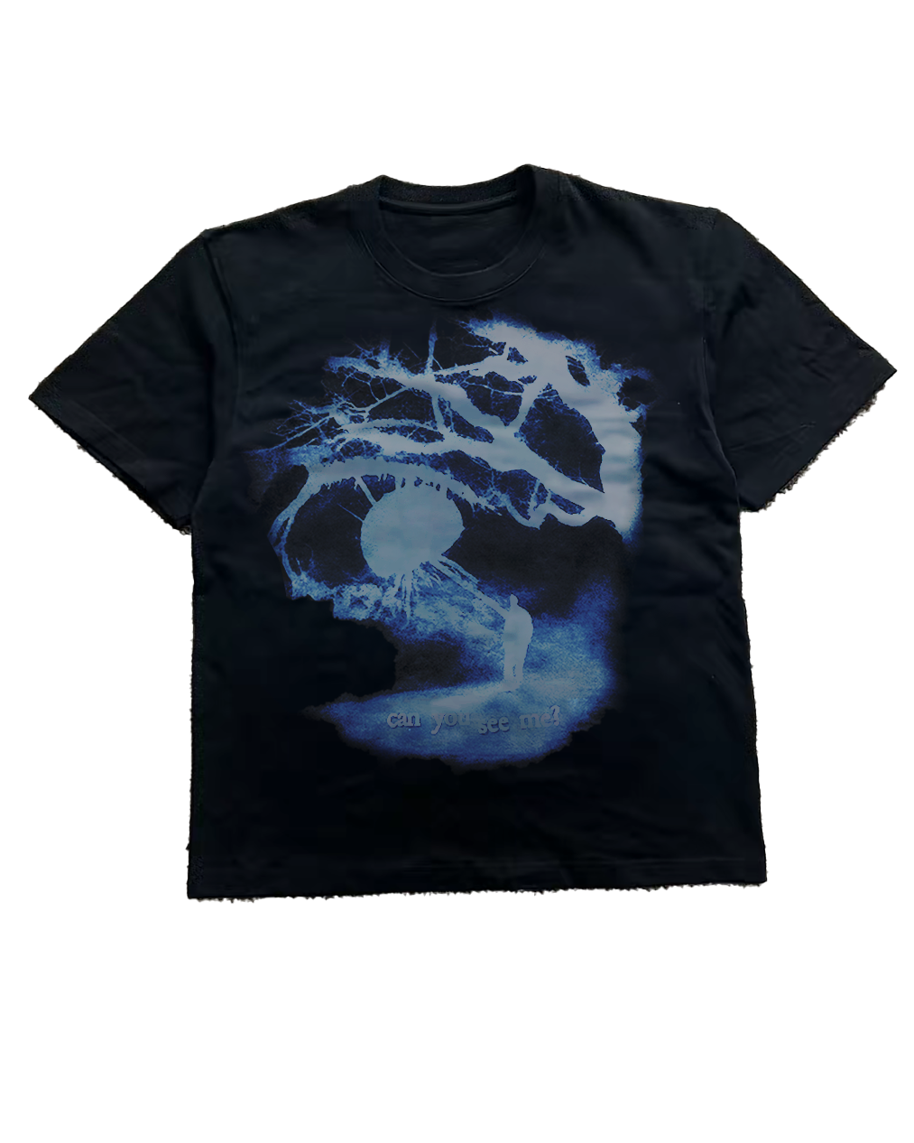 "left unnoticed" black tee