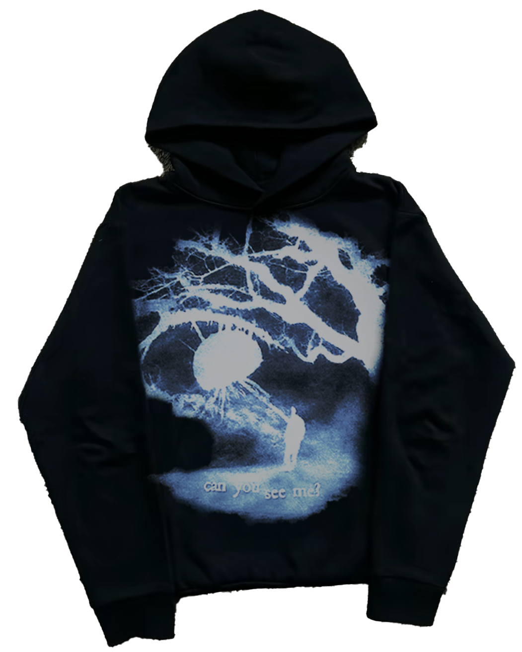 "left unnoticed" black hoodie